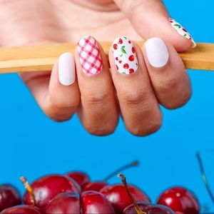 Color Street nail strips CHERRY-PICKED